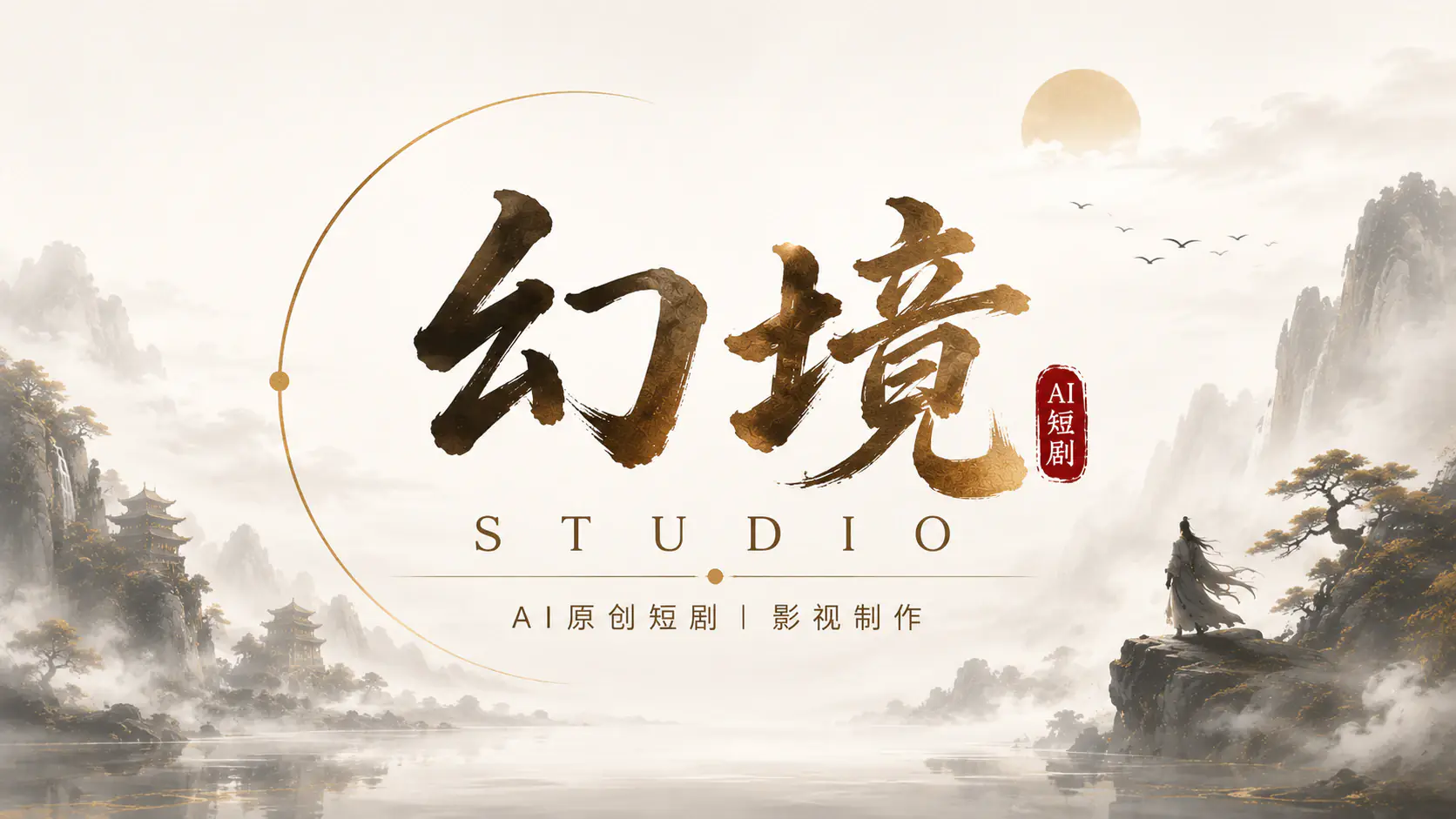 幻境 Studio · AI 原创短剧与影视制作 Logo